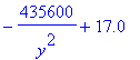 -435600/y^2+17.0