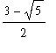 (3-sqrt(5))/2