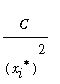 C/((x[i]^`*`)^2)