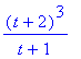 (t+2)^3/(t+1)